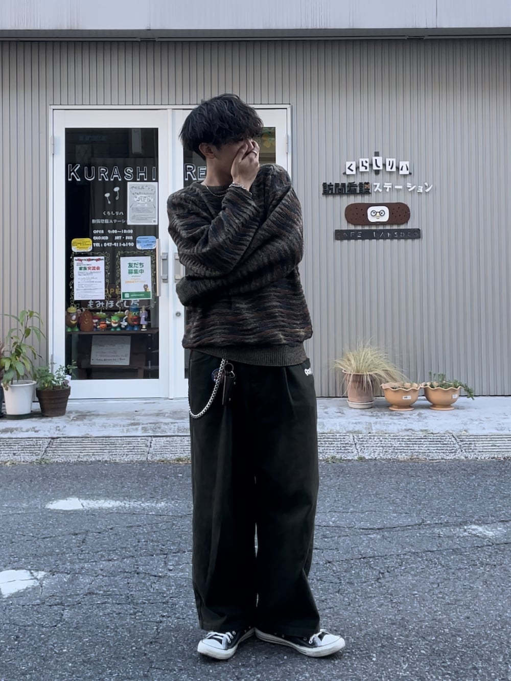 9090ダークグレー ワイドデニム 9090ダークグレー ワイドデニム 9090 デニム（ファッション）の