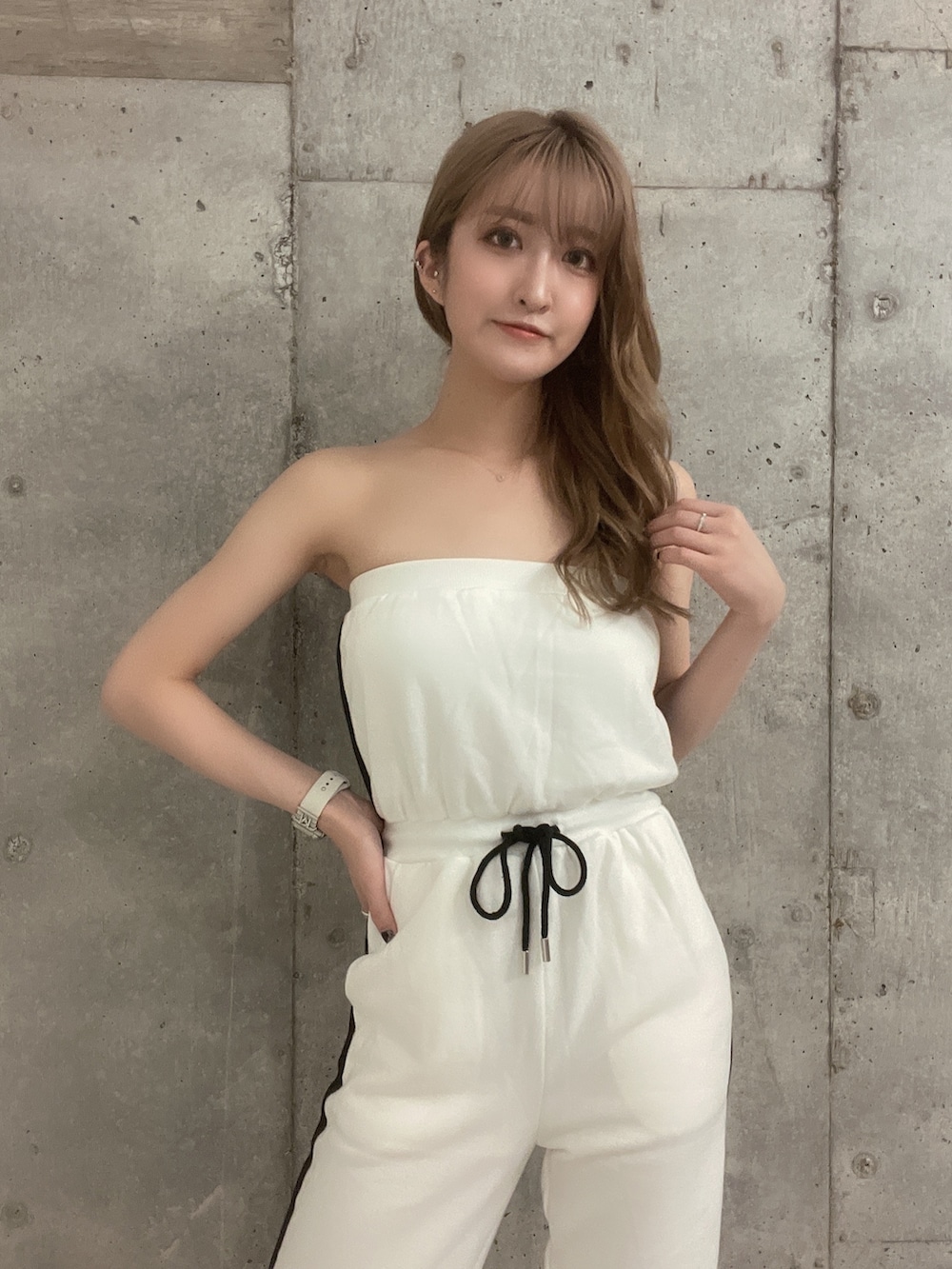 GYDA サイドラインベアロンパース