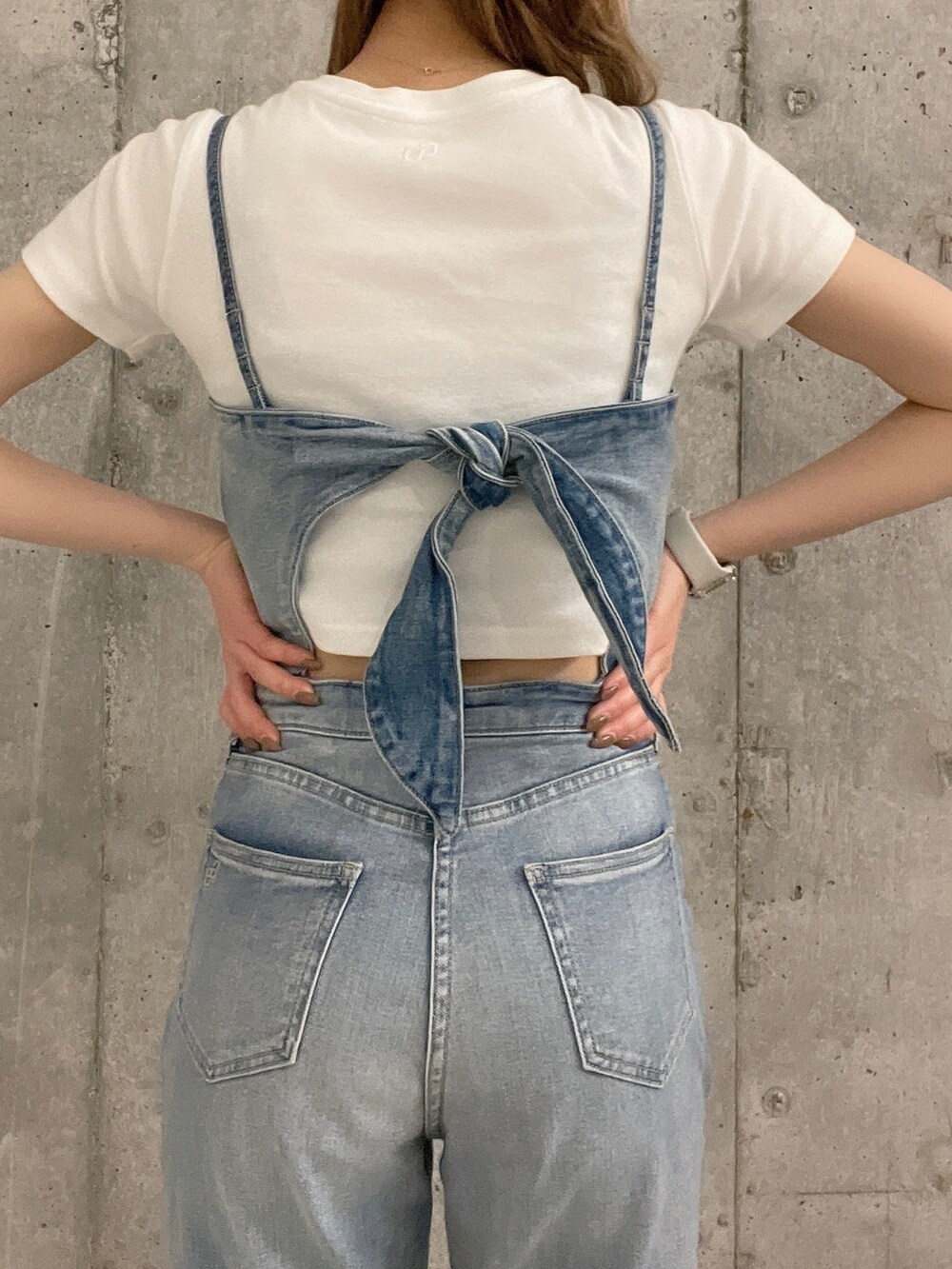 mai(GYDA)｜GYDAのサロペット/オーバーオールを使ったコーディネート