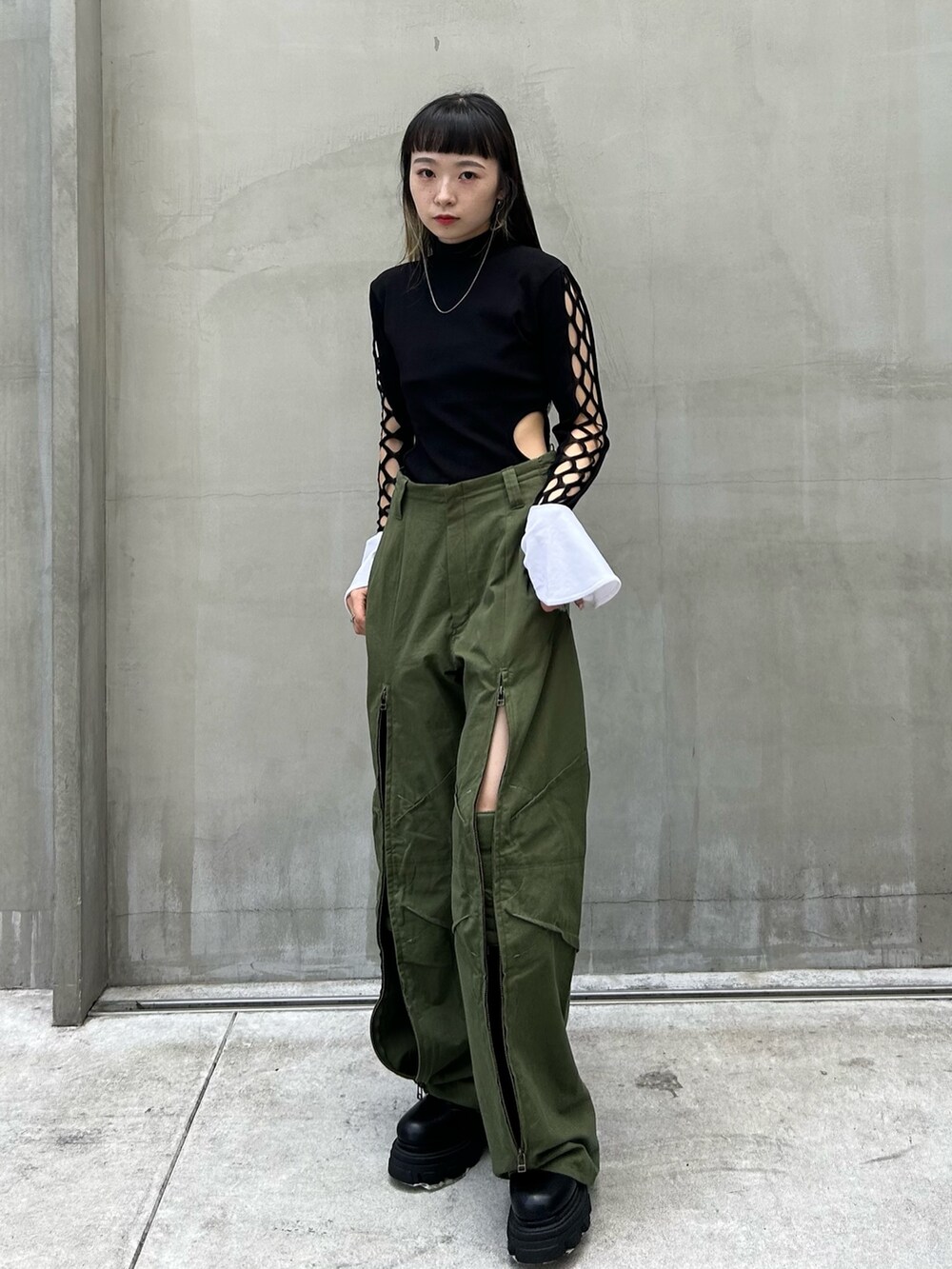 お値下げyohei ohno padded cargo pants カーゴパンツ YOHEI OHNO（ヨウヘイオオノ）の「YOHEI OHNO Padded Cargo