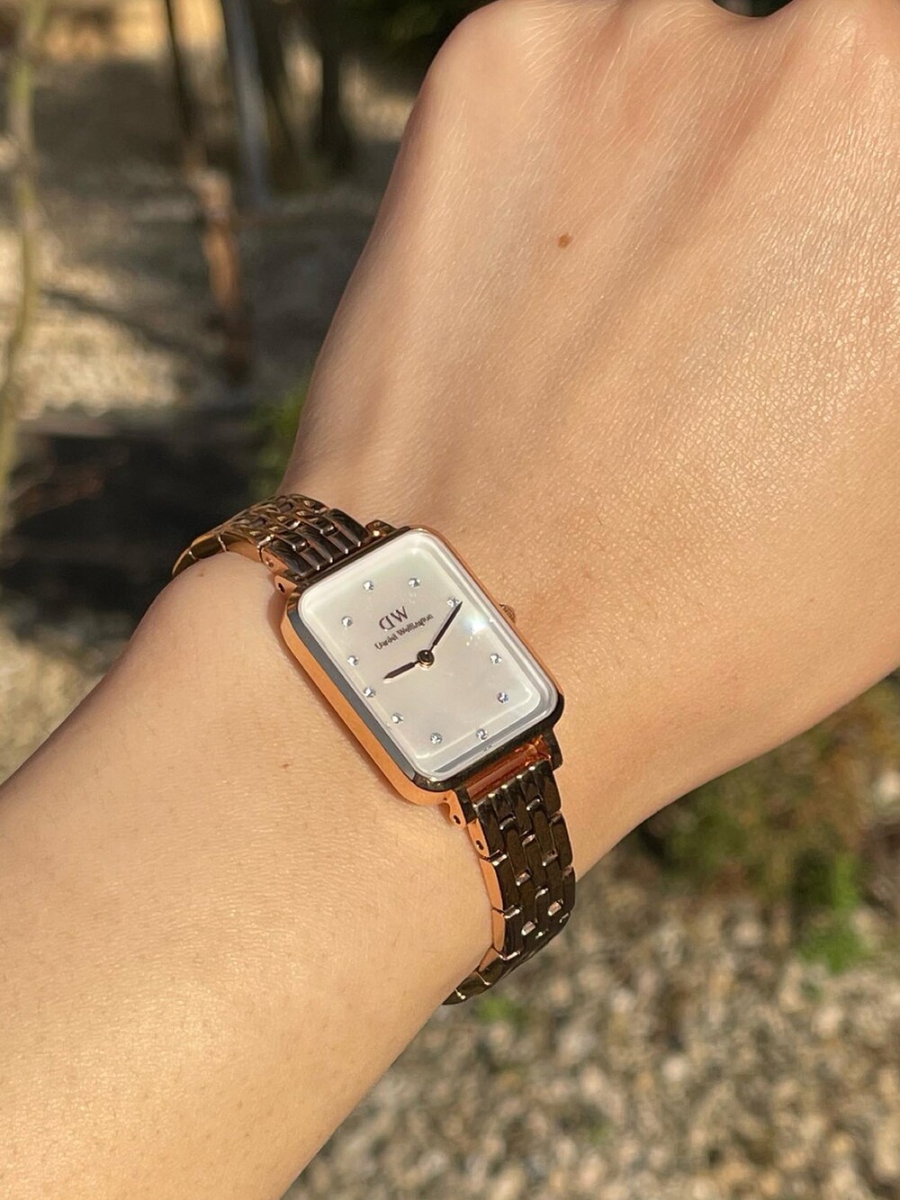 「Daniel Wellington、ダニエルウェリントン、卒業式コーデ、腕時計、新作」｜「Daniel Wellingtonのアイテム（腕時計、ゴールド系）」を使った、elica0624さん（レディース・163cm）の春コーディネートの4枚目の写真