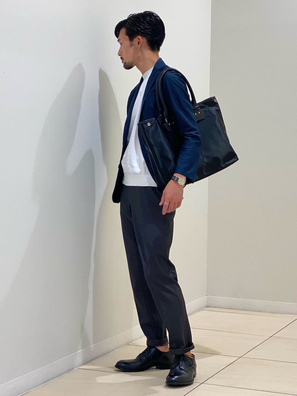 ueta.s(ノーリーズ＆グッドマンたまプラーザテラス店)｜NOLLEY'S goodmanのテーラードジャケットを使ったコーディネート - WEAR