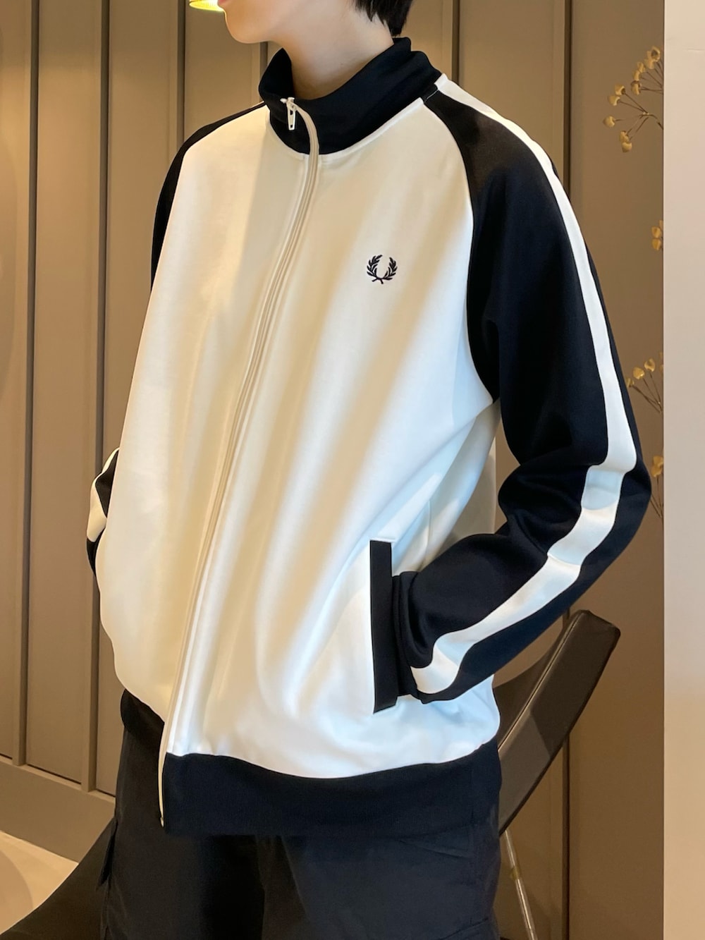 キヨ(BEAMS MEN)｜FRED PERRYのジャージを使ったコーディネート