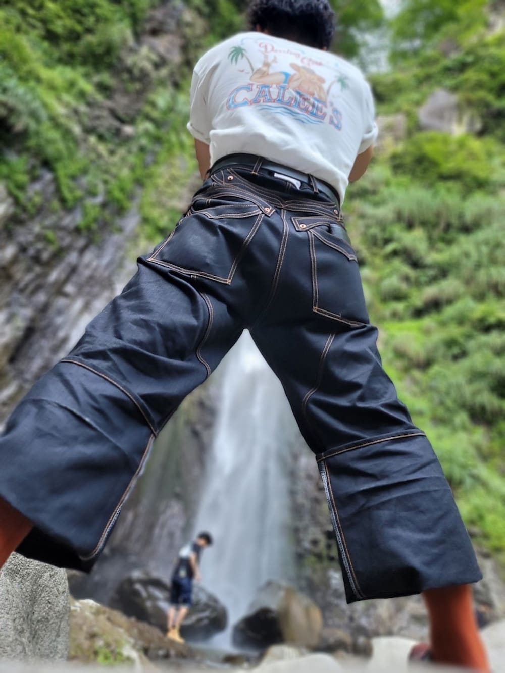 TOMWORKS ワークパンツ Wknee WORK PANTS-24 -black- – Tomworks