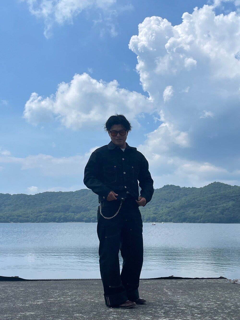 UTo｜tomworksのデニムジャケットを使ったコーディネート - WEAR