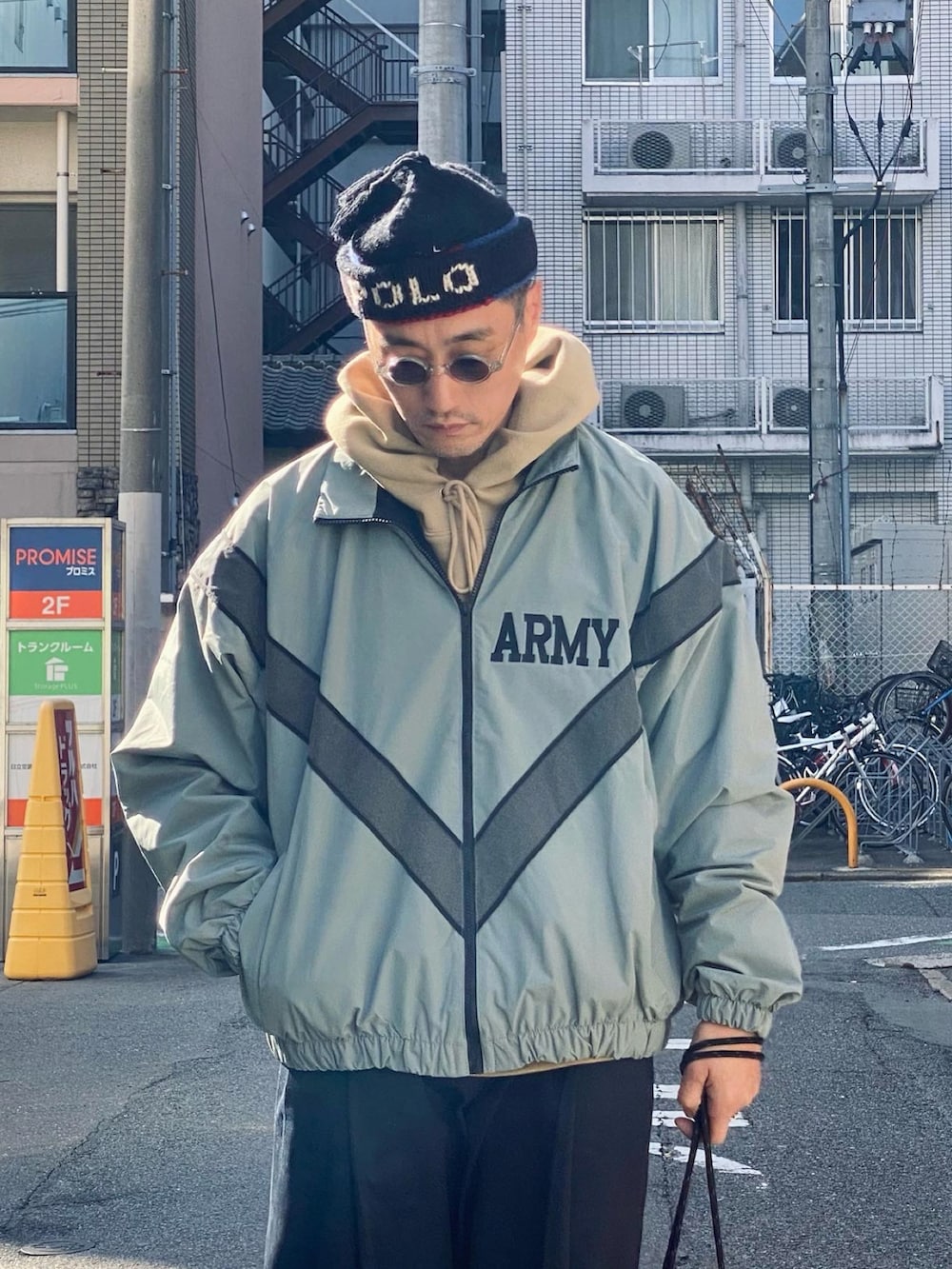 Army ジャケット アメリカ軍U.S.ARMY グレー IPFUトレーニング