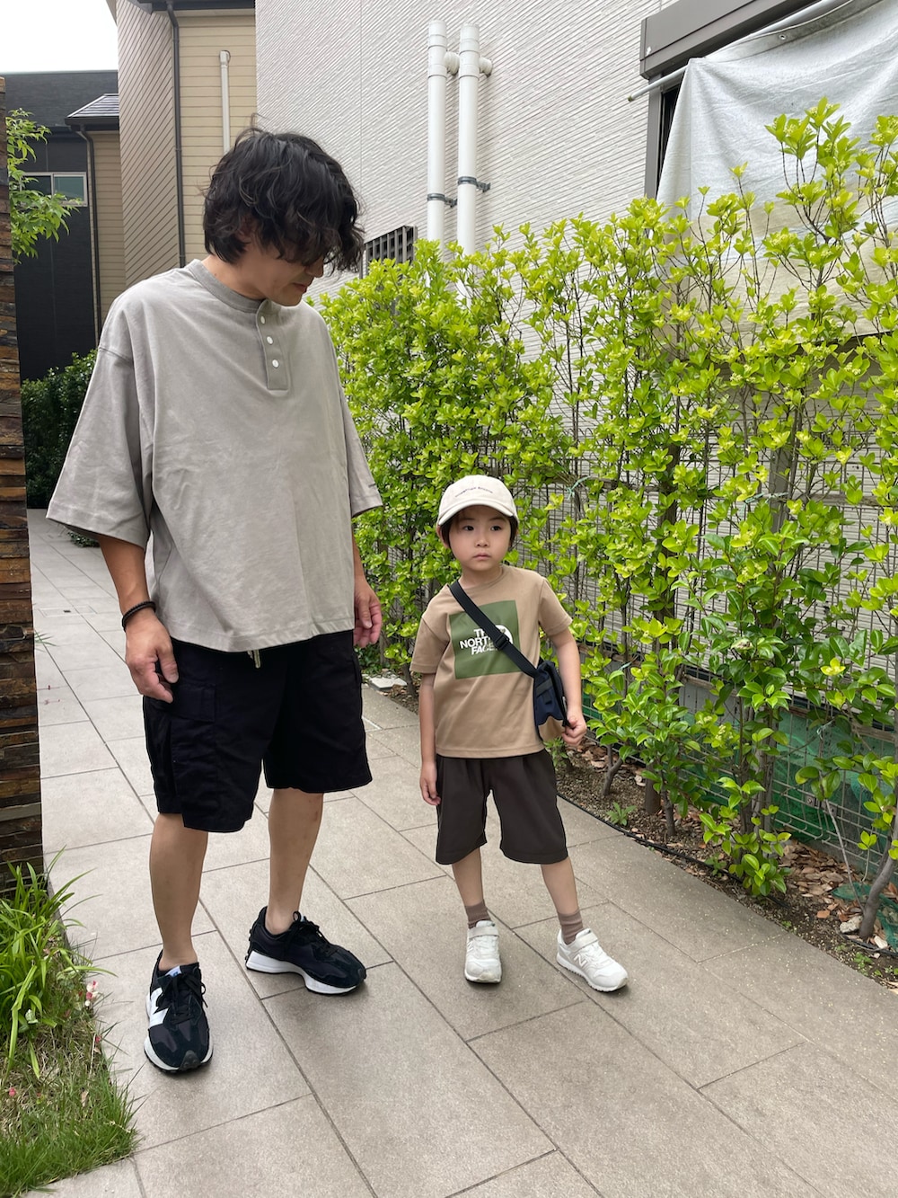 THE NORTH FACEのアイテムを使った「親子コーデ」のメンズ人気