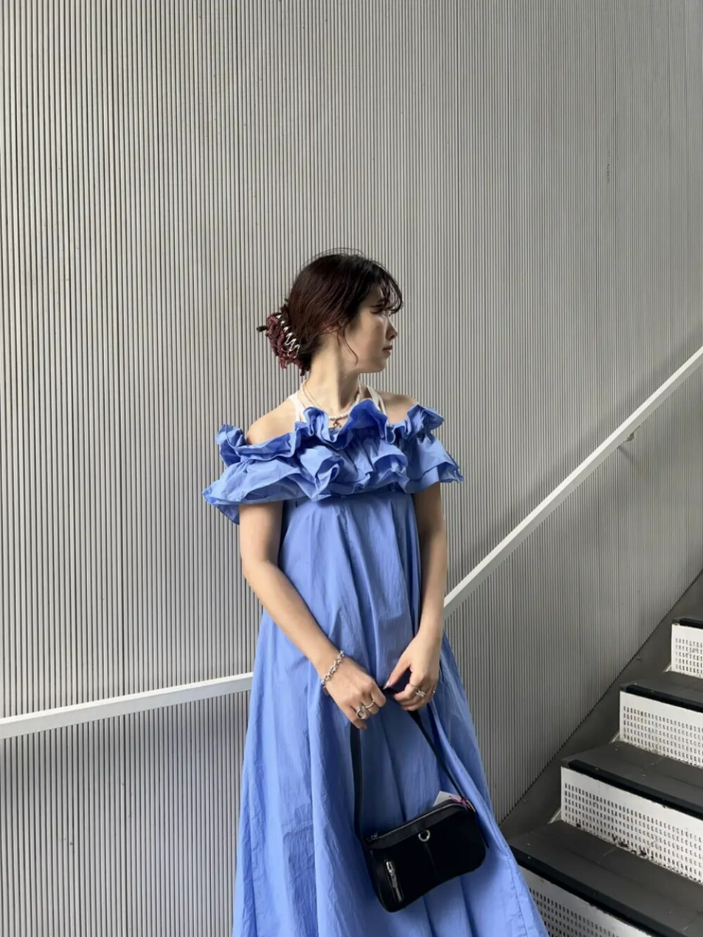 Ruffle Bear Maxi Dress/フリルベアマキシドレス【MAISON SPECIAL