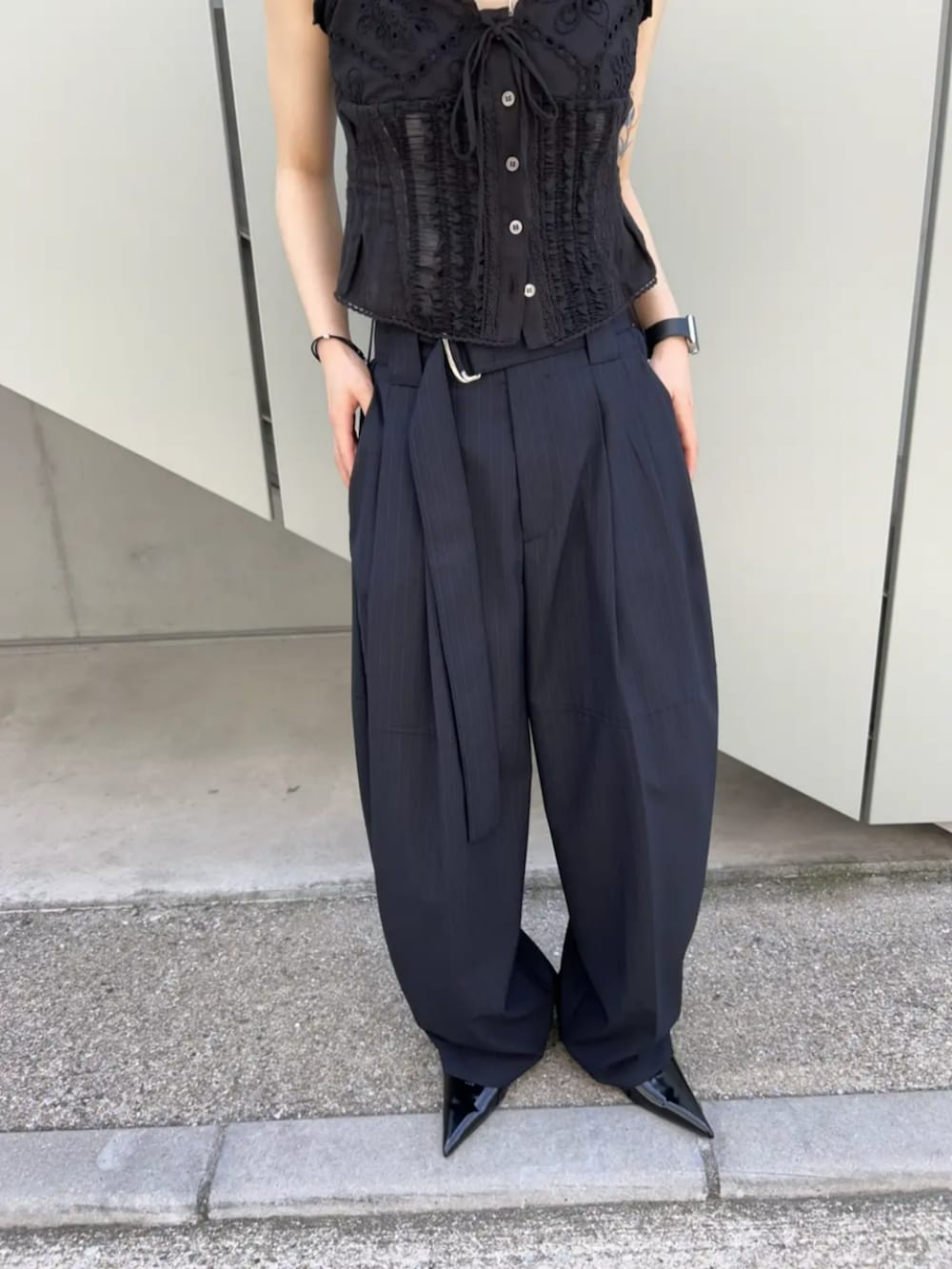 2way Cotton Puff Sleeve Bustier/2WAYコットンパフスリーブビスチェを