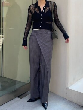 Sheer Knit Shirt/シアーニットシャツ【MAISON SPECIAL/メゾン