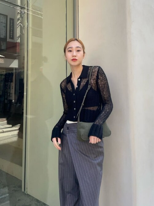 Sheer Knit Shirt/シアーニットシャツ【MAISON SPECIAL/メゾン
