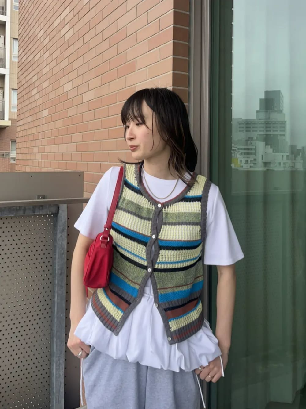 Docking Balloon Hem T-shirt/ドッキングバルーンヘムTシャツ【MAISON
