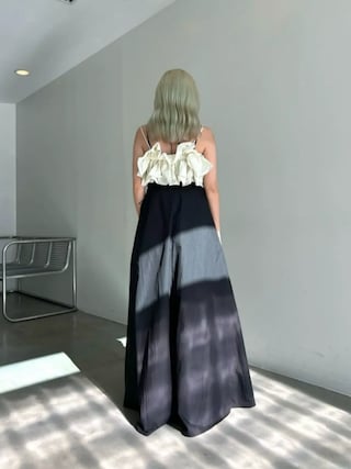 Ruffle Bear Maxi Dress/フリルベアマキシドレス【MAISON SPECIAL