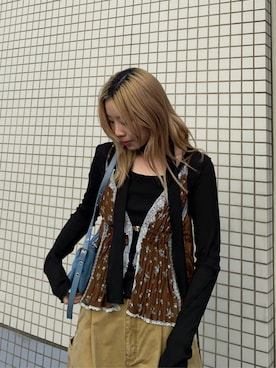 Small Floral Pattern Washer Process Camisole/スモールフラワー
