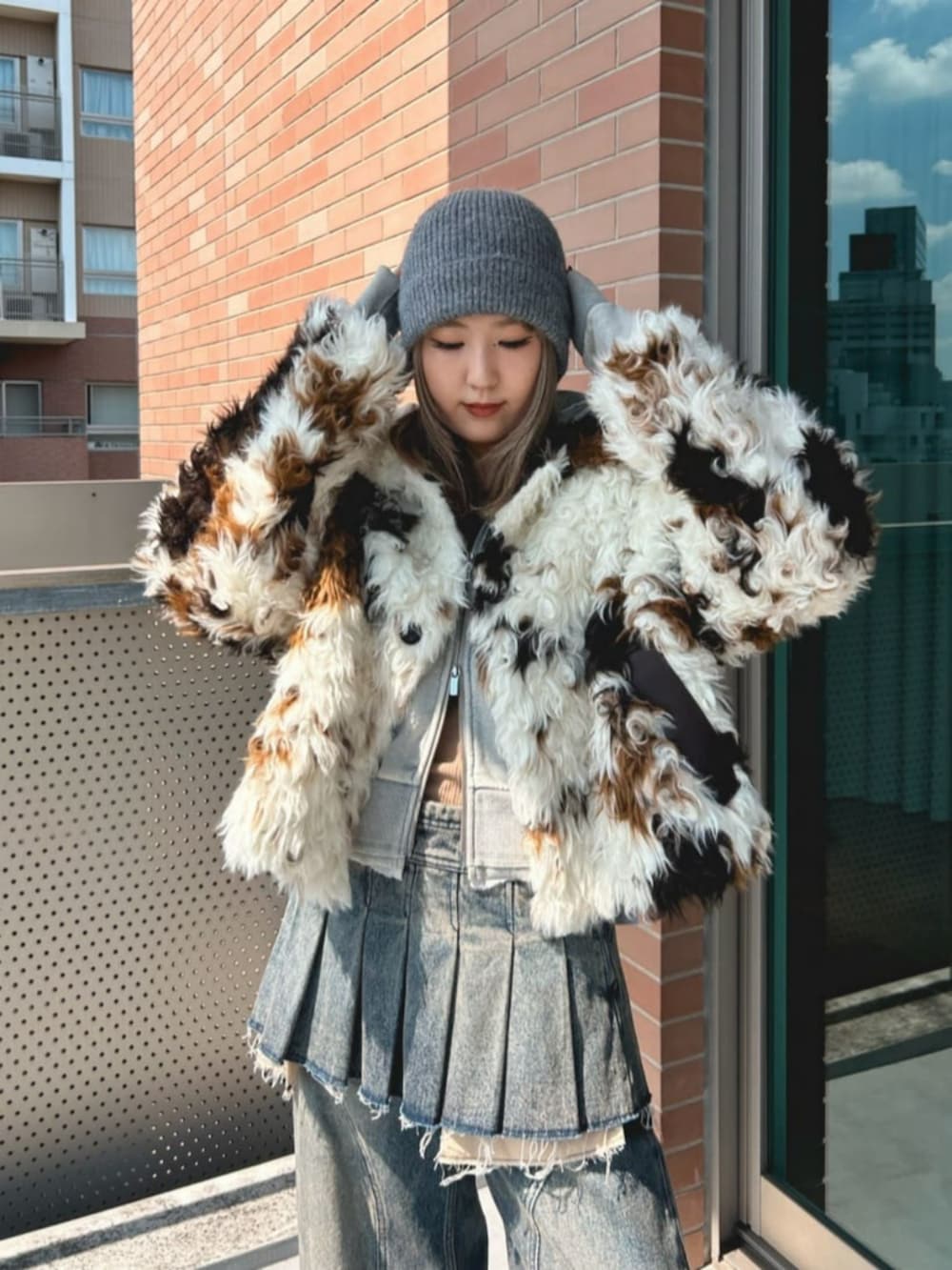 maison special メゾンスペシャル　ニット帽 Multi Border Knit Hat/マルチボーダーニットハット【MAISON