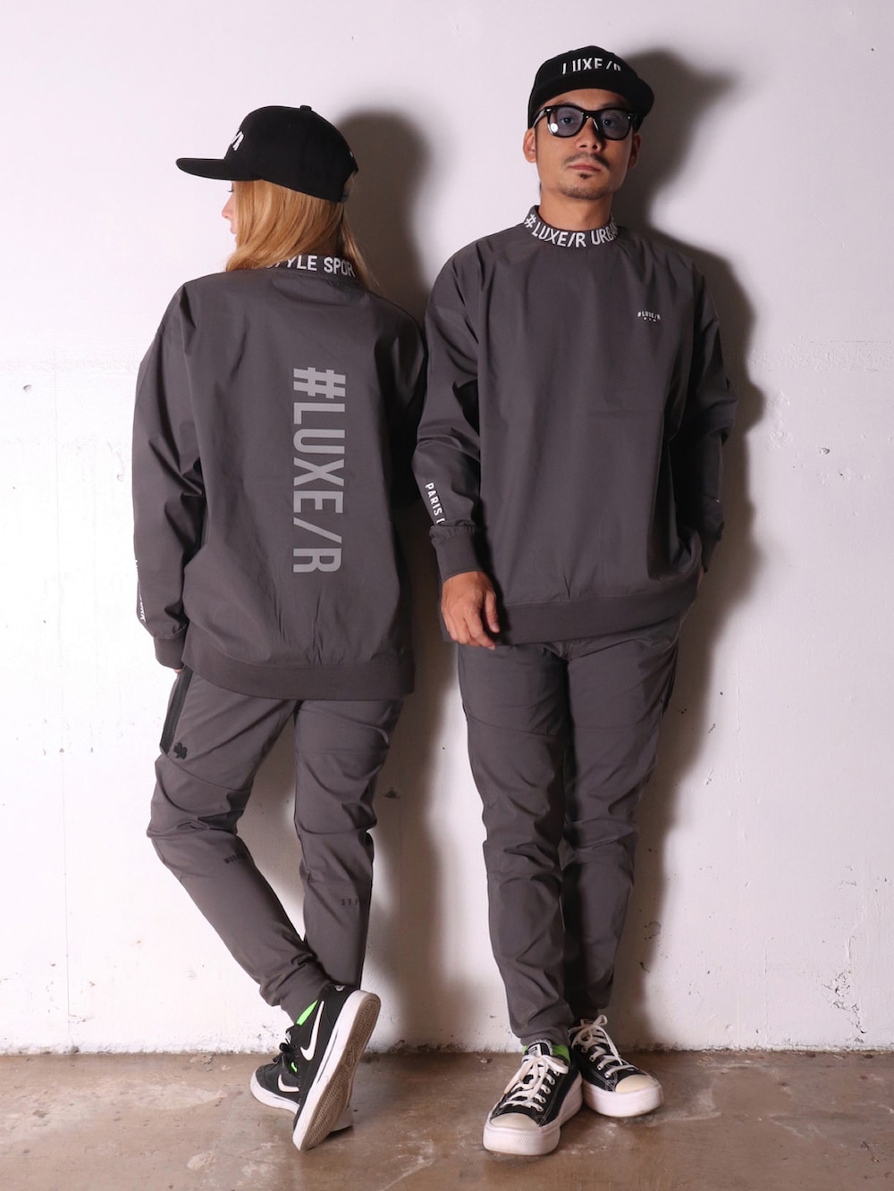 「ootd、おしゃれさんと繋がりたい、今日のコーデ、ゴルフ、ゴルフウェア、ゴルフコーデ、ゴルフ女子、ゴルフ男子、GOLF、golfwang、ニット帽、ジョガーパンツ、春コーデ、スポーツミックス、オトナカジュアル」｜「LUXE/R GOLFの【LUXE/R GOLF】ラバーワッペン ニットキャップ(RMS)（ニットキャップ/ビーニー、ブラック系）」を使った、【BAYBLO】Officialさん（メンズ・170cm）の冬コーディネートの4枚目の写真