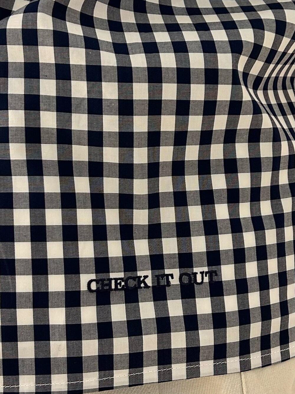 ブルー系のシャツ/ブラウス、ホワイト系のTシャツ/カットソー、ホワイト系のその他パンツを着用したメンズの夏コーディネートの2枚目の写真