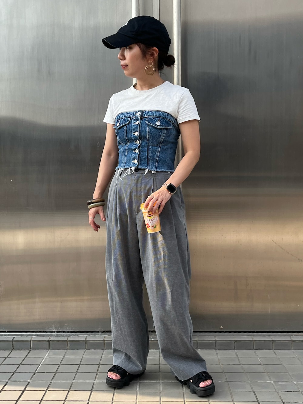T.N.0322さんの（ZARA）を使ったコーディネートの2枚目の写真