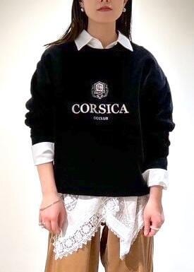 「CreamyCotton、クリーミーコットン、プルオーバー、オーガニックコットン、ブラック、シャツ、レース、ホワイト、Baserange、ベースレンジ、ブラウン、REMME、フラットシューズ、初春コーデ、春コーデ」｜「REMMEの【REMME(レメ)】メッシュフラットシューズ（パンプス、ブラック系）」を使った、michiruさん（レディース・156cm）の冬コーディネートの9枚目の写真