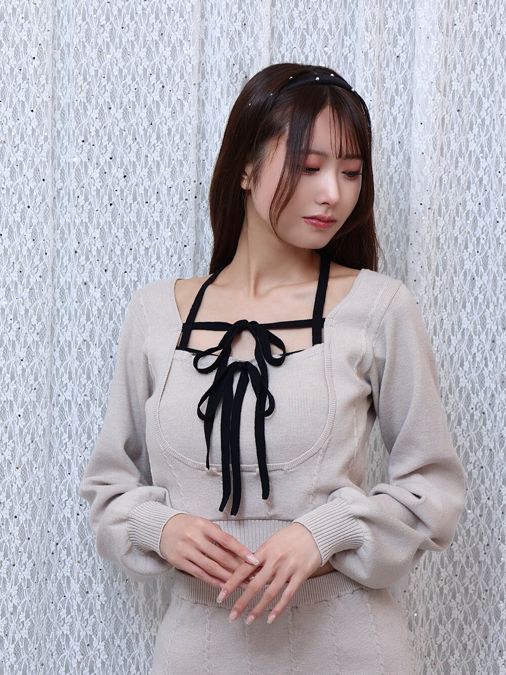 新品【EATME×ENAKO】リボンキャミニット&サイドリボンニット 新品【EATME×ENAKO】リボンキャミニット&サイドリボンニット