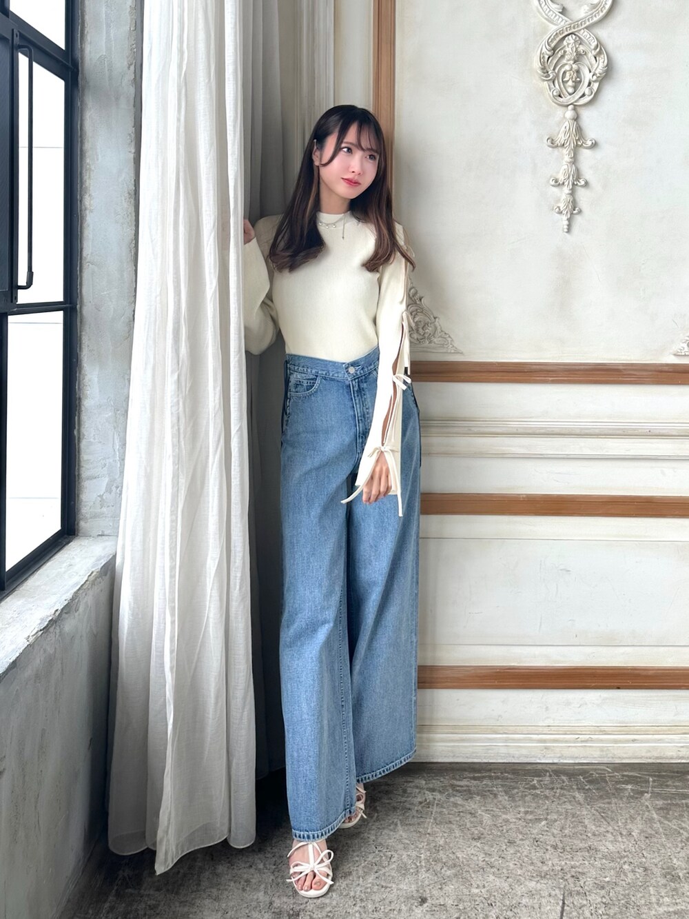 帆乃佳(EATME)｜EATMEのデニムパンツを使ったコーディネート - WEAR