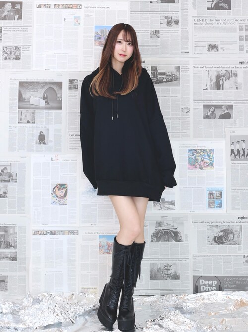 コーデ売り♡EATME♡パーカー♡トップス♡ショルダーバッグ