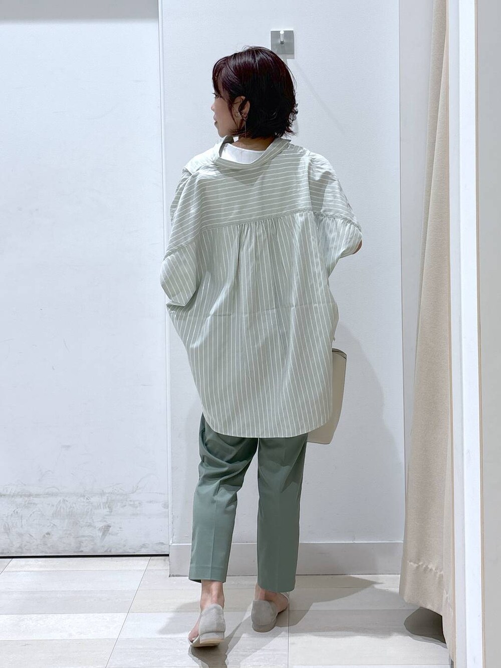 MiCA(GLOBAL WORK イオンレイクタウン)｜LOWRYS FARMのイヤリングを使ったコーディネート - WEAR