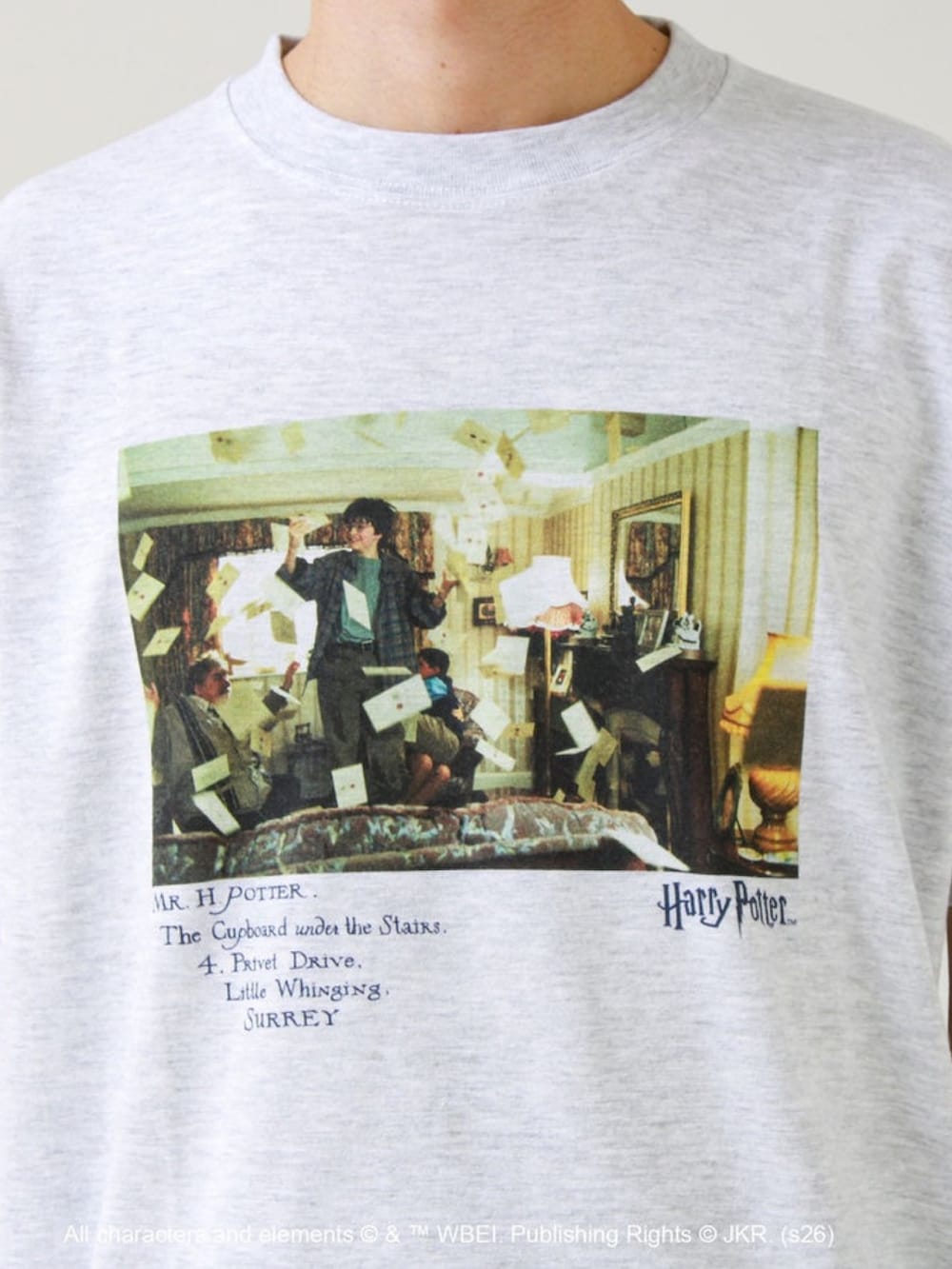 グレー系のTシャツ/カットソーを着用したメンズの春コーディネートの2枚目の写真