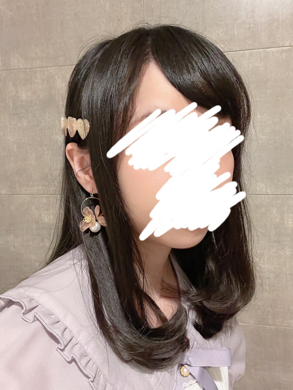 「Amavelのアイテム（ワンピース/ドレス、パープル系）」を使った、六さん（レディース・165cm）の夏コーディネートの3枚目の写真