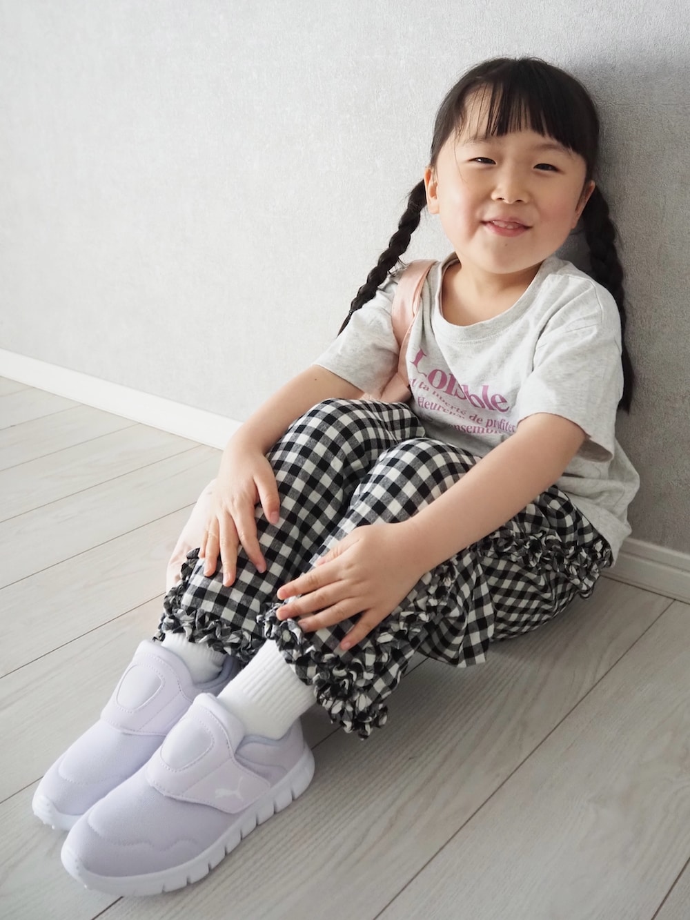 teiccoさんの「PUMA プーマ 17-21 BAO BURRITO V PS バオ ブリトー V PS 404233 ABC-MART限定 *03LILAC FROST（PUMA）」を使ったコーディネートの3枚目の写真
