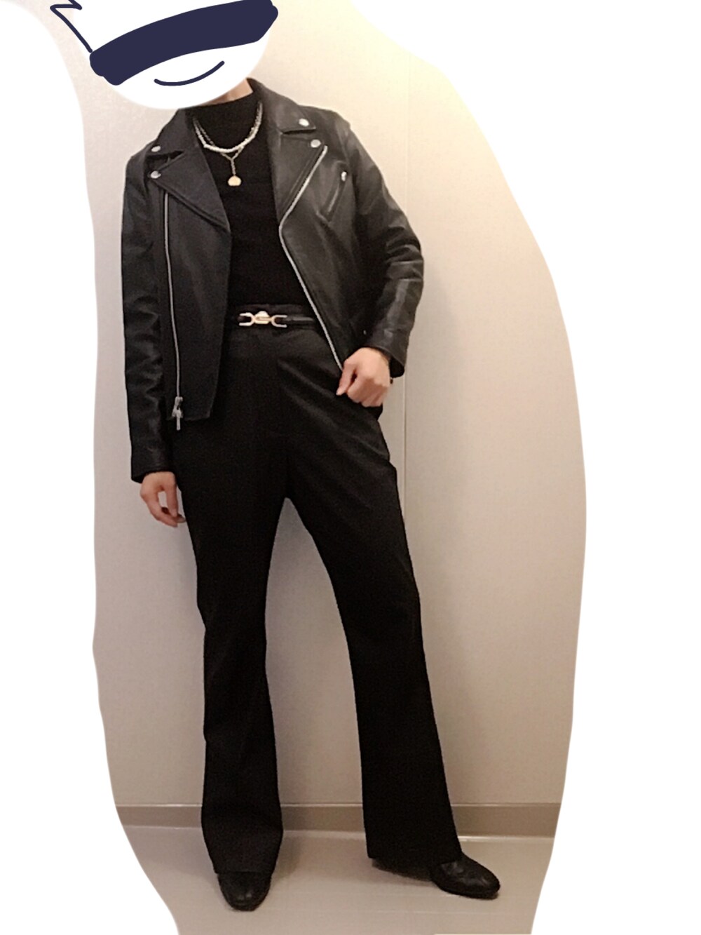 sophilaのライダースジャケットを使った人気ファッション