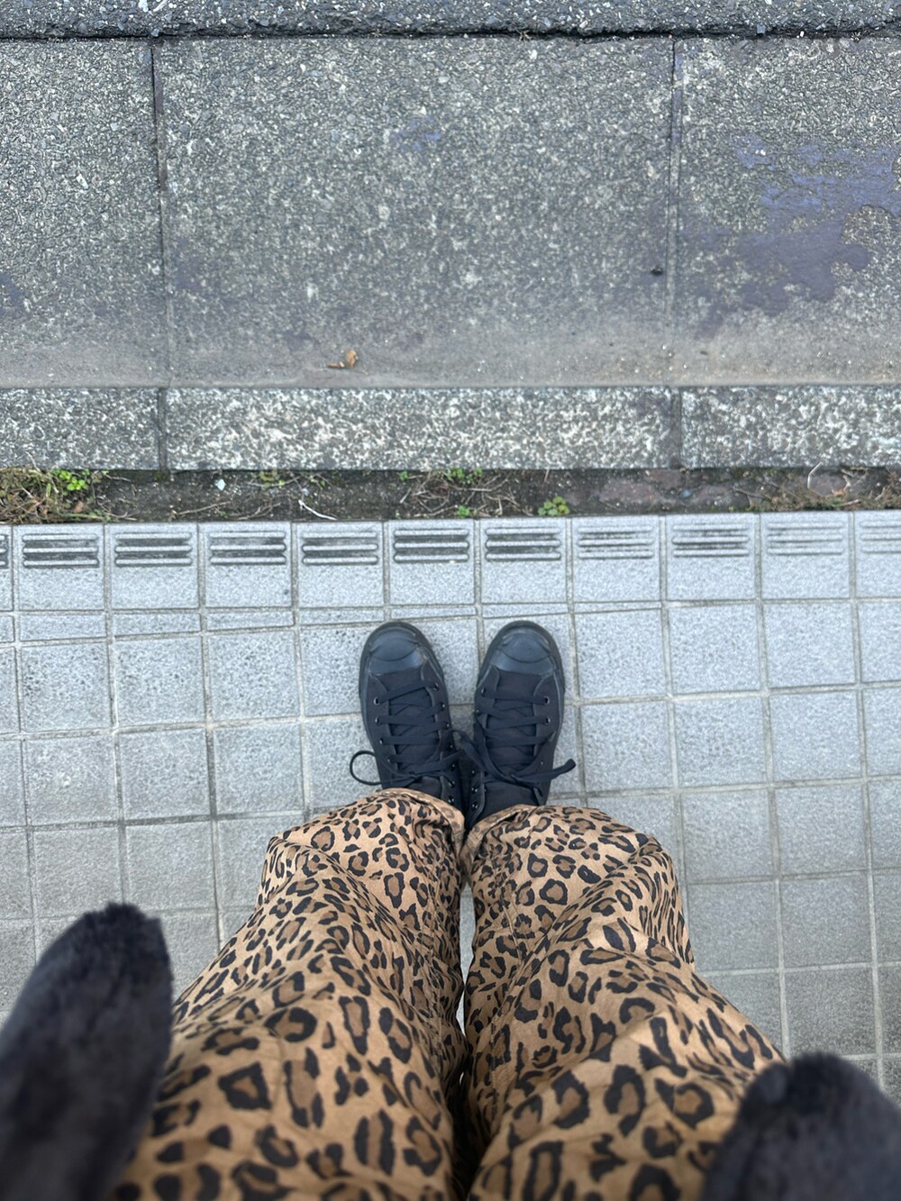 ブラック系のTシャツ/カットソー、ブラック系のパーカー、ブラック系のジャケット/アウターを着用したレディースの秋コーディネートの2枚目の写真