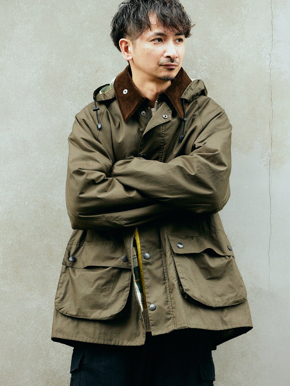 eno(JOURNAL STANDARD relume 本社)｜Barbourのその他アウターを使った