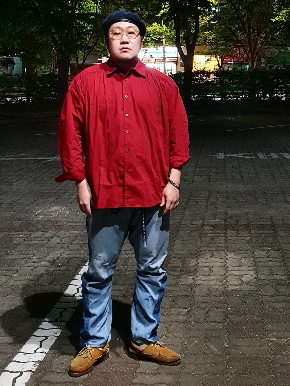 「aie、ENGINEERED GARMENTS、patagonia、mars、Rebuild by Needles、south2west8」｜「Engineered Garmentsのアイテム（ハンチング/ベレー帽、ブルー系）」を使った、Herringさん（メンズ・178cm）の春コーディネートの5枚目の写真