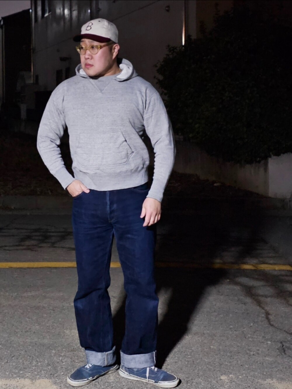 「At last&co、butcherproducts、アットラスト」｜「At Last&Coのアイテム（トップス、その他）」を使った、Herringさん（メンズ・178cm）の春コーディネートの5枚目の写真