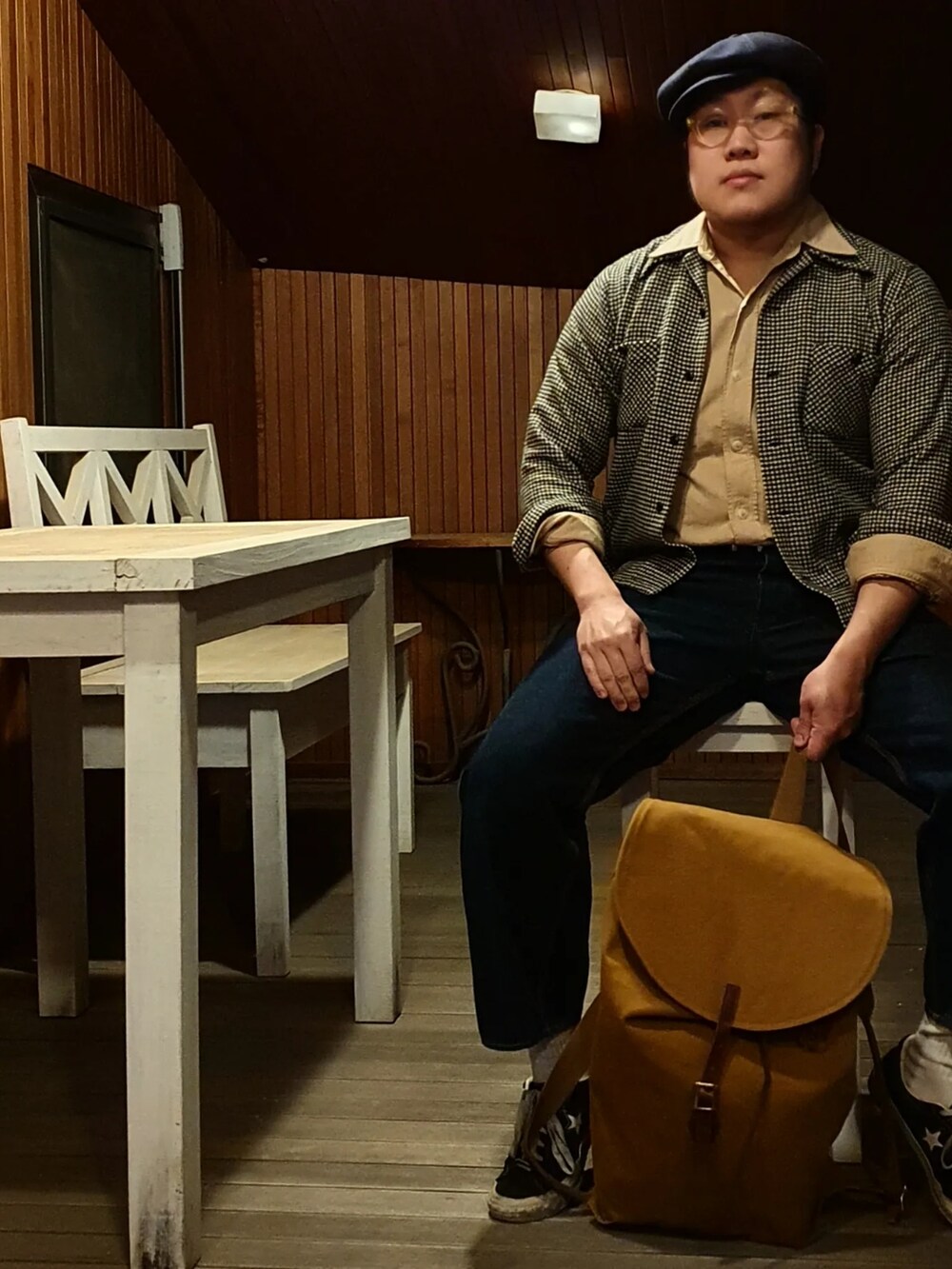 「At last&co、butcherproducts」｜「At Last&Coのアイテム（ジャケット/アウター、その他）」を使った、Herringさん（メンズ・178cm）の春コーディネートの2枚目の写真