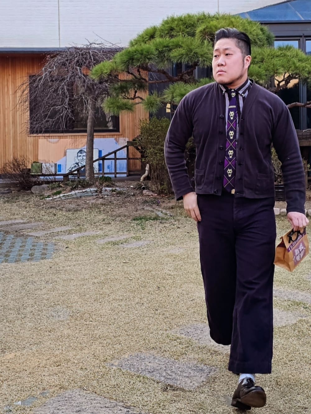 「ultra violence、At last&co、butcherproducts、JOJO」｜「At Last&Coのアイテム（トップス、その他）」を使った、Herringさん（メンズ・178cm）の春コーディネートの4枚目の写真