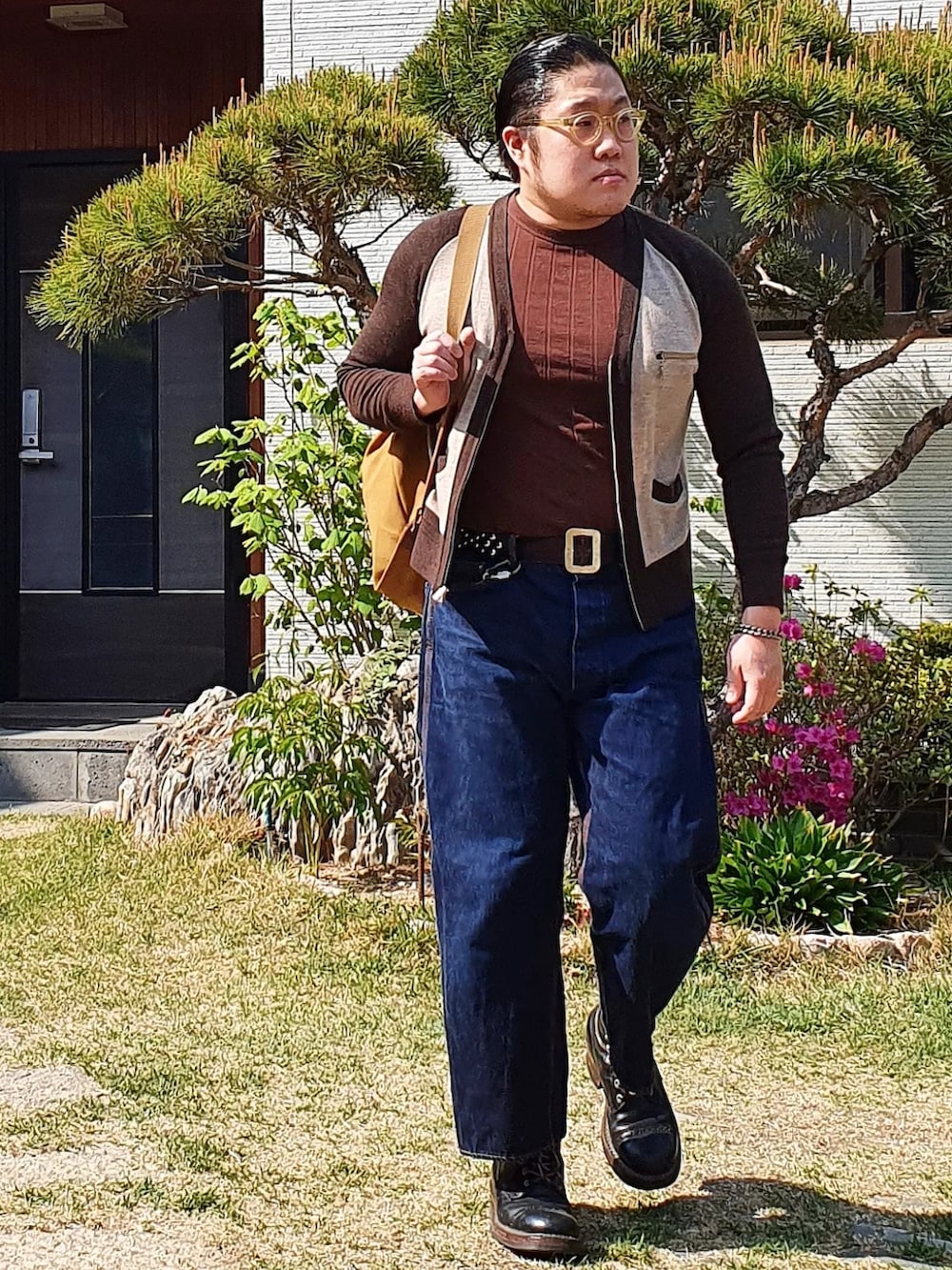 「At last&co、butcherproducts、timewornclothing」｜「BUTCHER PRODUCTSのアイテム（ジャケット/アウター、その他）」を使った、Herringさん（メンズ・178cm）の春コーディネートの2枚目の写真