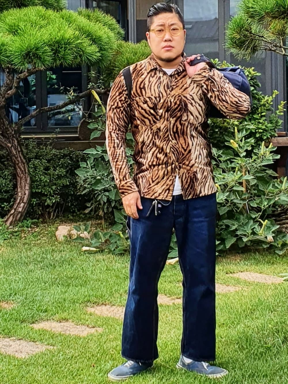 「mastermind JAPAN、TENDERLOIN、At last&co」｜「mastermind JAPANのアイテム（ジャケット/アウター、その他）」を使った、Herringさん（メンズ・178cm）の秋コーディネートの3枚目の写真