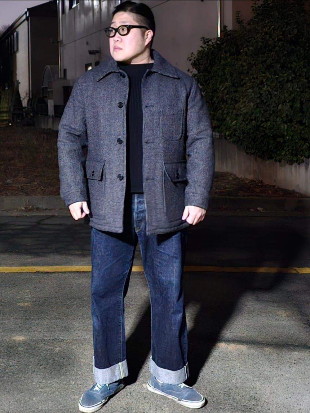 「At last&co、butcherproducts、timewornclothing」｜「At Last&Coのアイテム（ジャケット/アウター、その他）」を使った、Herringさん（メンズ・178cm）の冬コーディネートの3枚目の写真