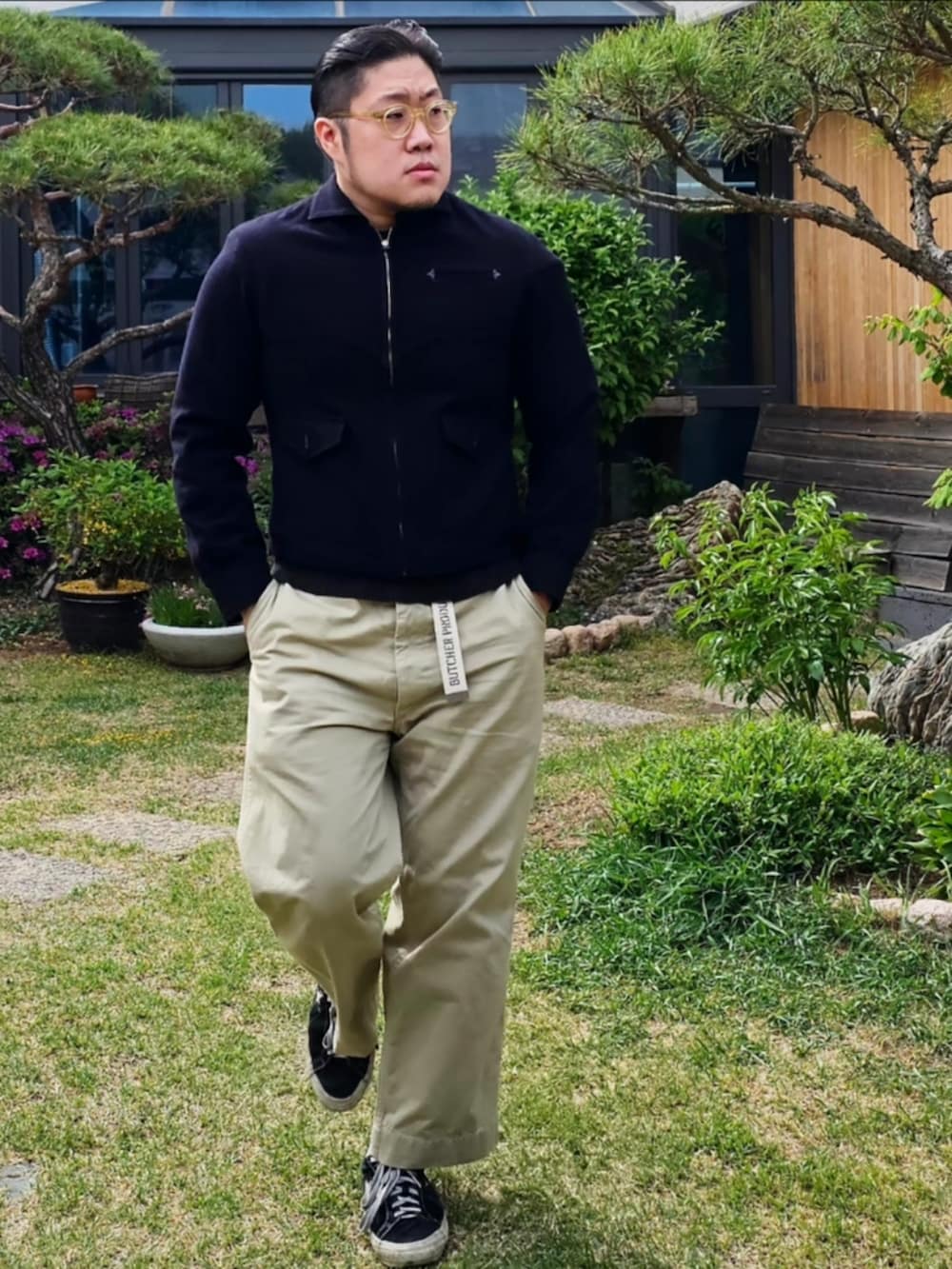 「At last&co、アットラスト、butcherproducts、timewornclothing、converse、onestar、vintage」｜「At Last&Coのアイテム（トップス、その他）」を使った、Herringさん（メンズ・178cm）の春コーディネートの3枚目の写真