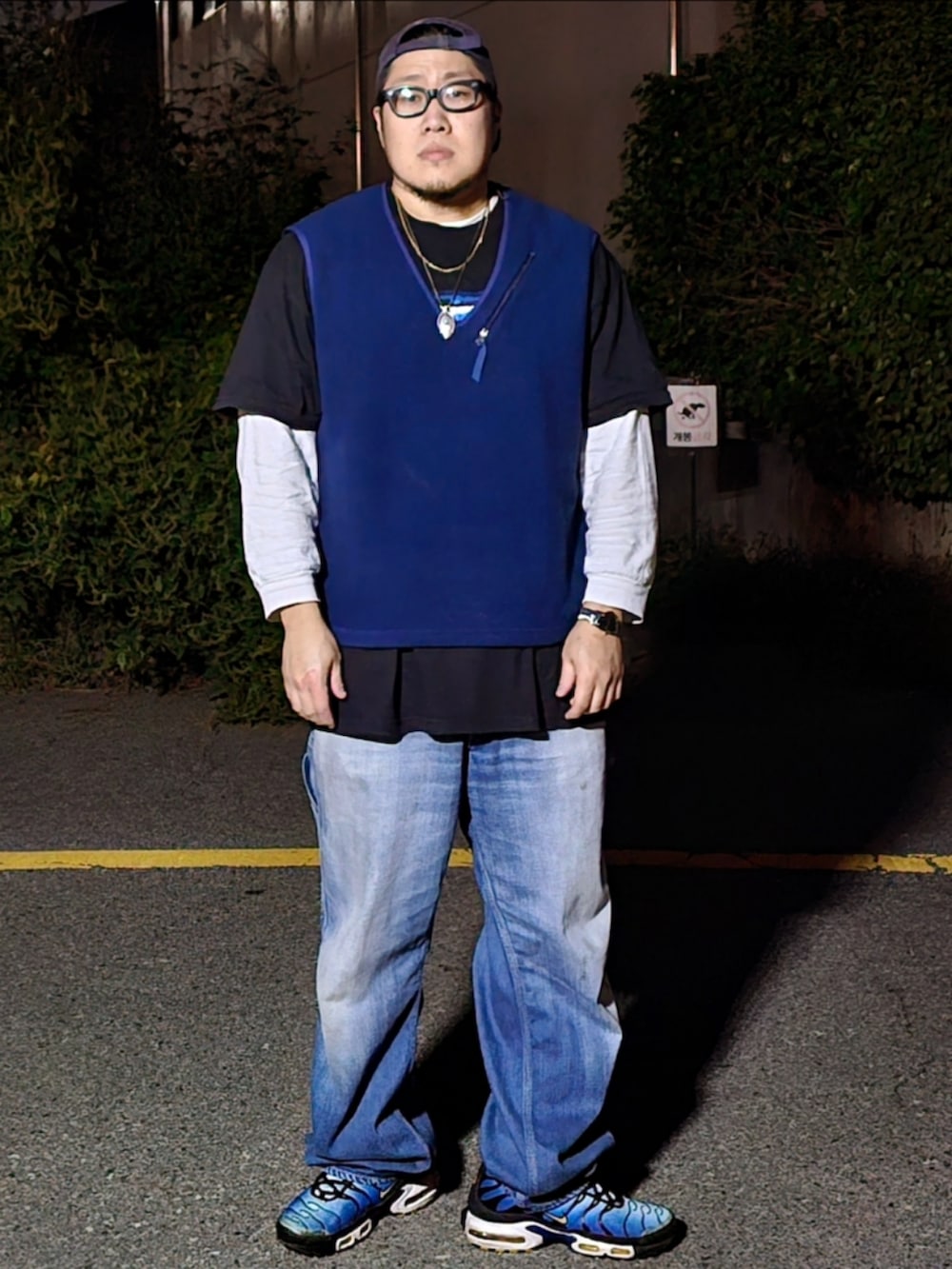 「vintage、patagonia、minedenim、airmaxplus」｜「gorosのアイテム（ネックレス、シルバー系）」を使った、Herringさん（メンズ・178cm）の秋コーディネートの3枚目の写真