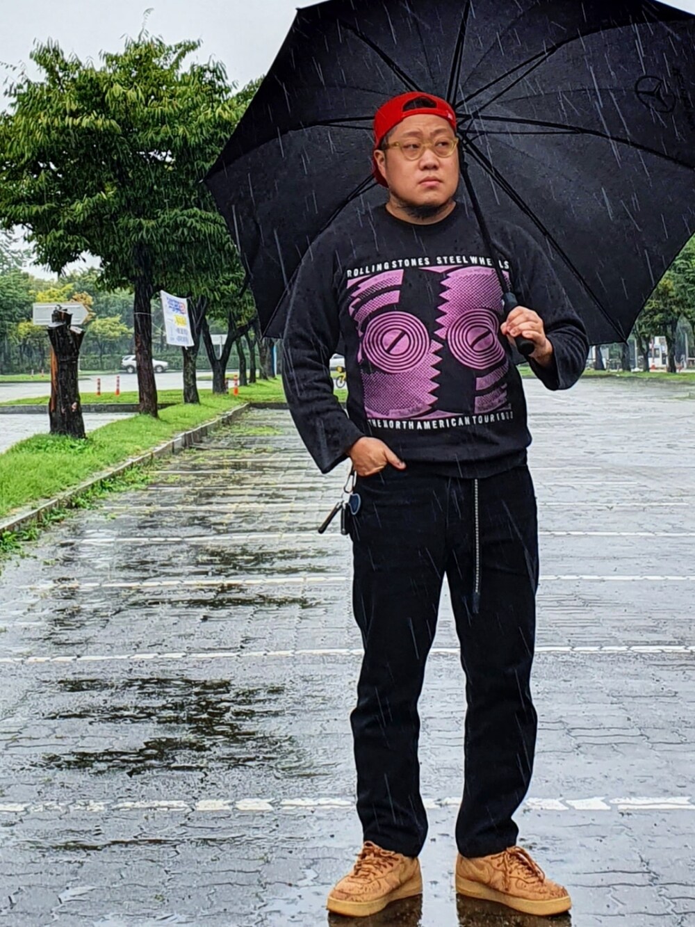 「patagonia、パタゴニア、patagoniaMars」｜「Ocean Pacificのアイテム（キャップ、レッド系）」を使った、Herringさん（メンズ・178cm）の秋コーディネートの5枚目の写真