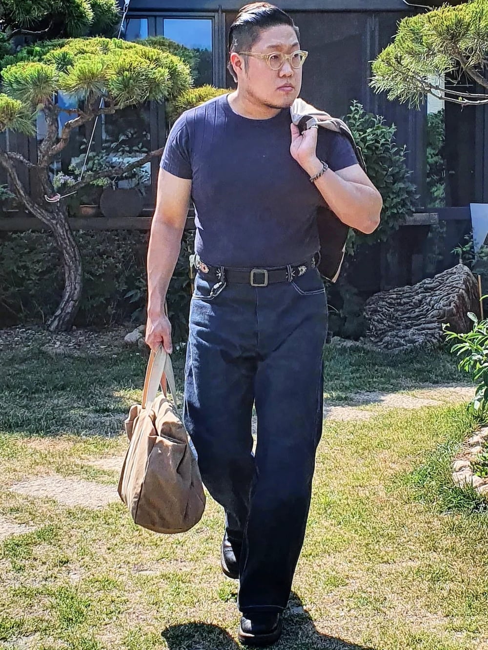 「At last&co、butcherproducts」｜「At Last&Coのアイテム（トップス、その他）」を使った、Herringさん（メンズ・178cm）の春コーディネートの5枚目の写真