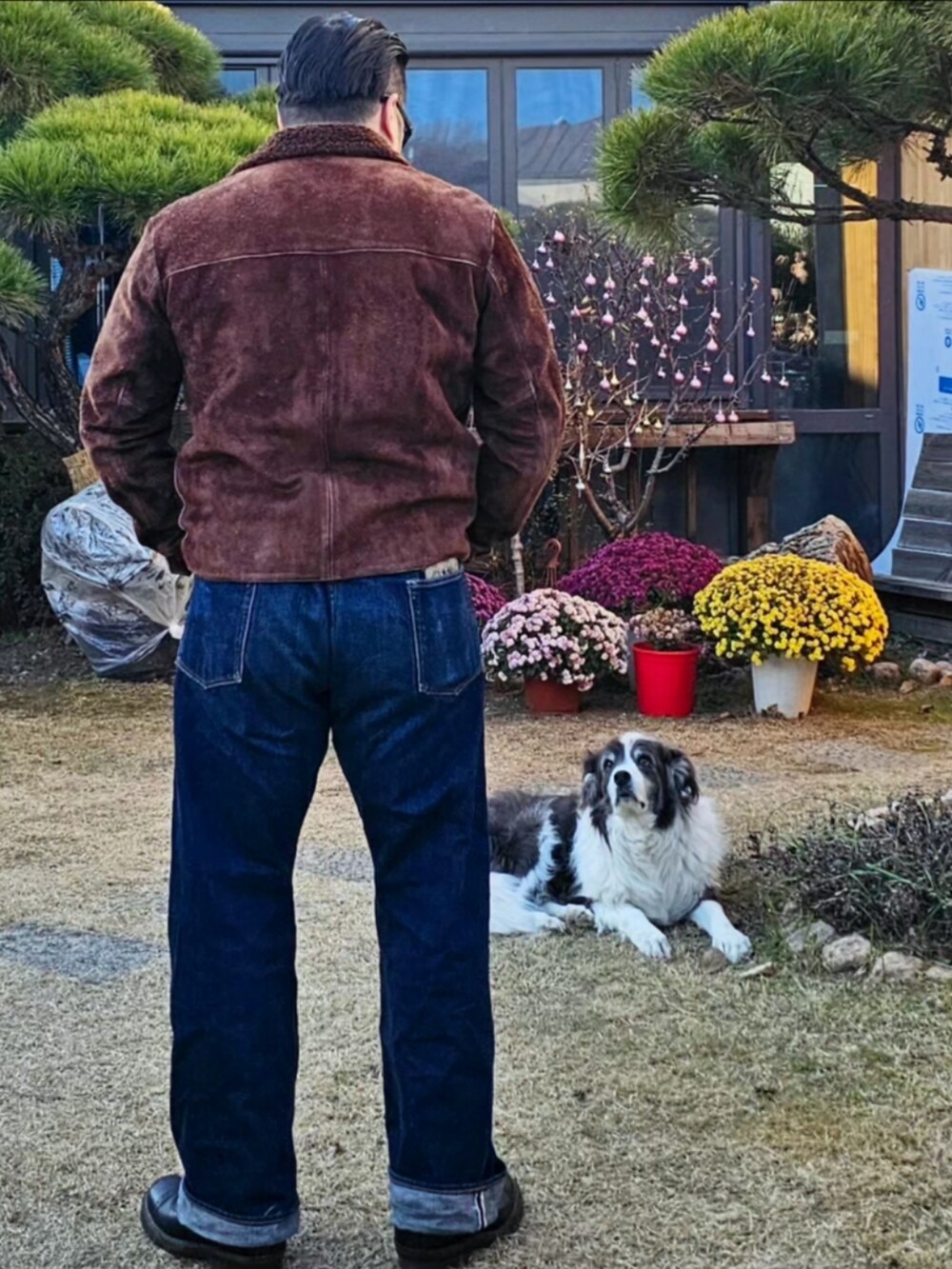 「TENDERLOIN、At last&co、butcherproducts、timewornclothing」｜「TENDERLOINのアイテム（ジャケット/アウター、ブラウン系）」を使った、Herringさん（メンズ・178cm）の冬コーディネートの2枚目の写真