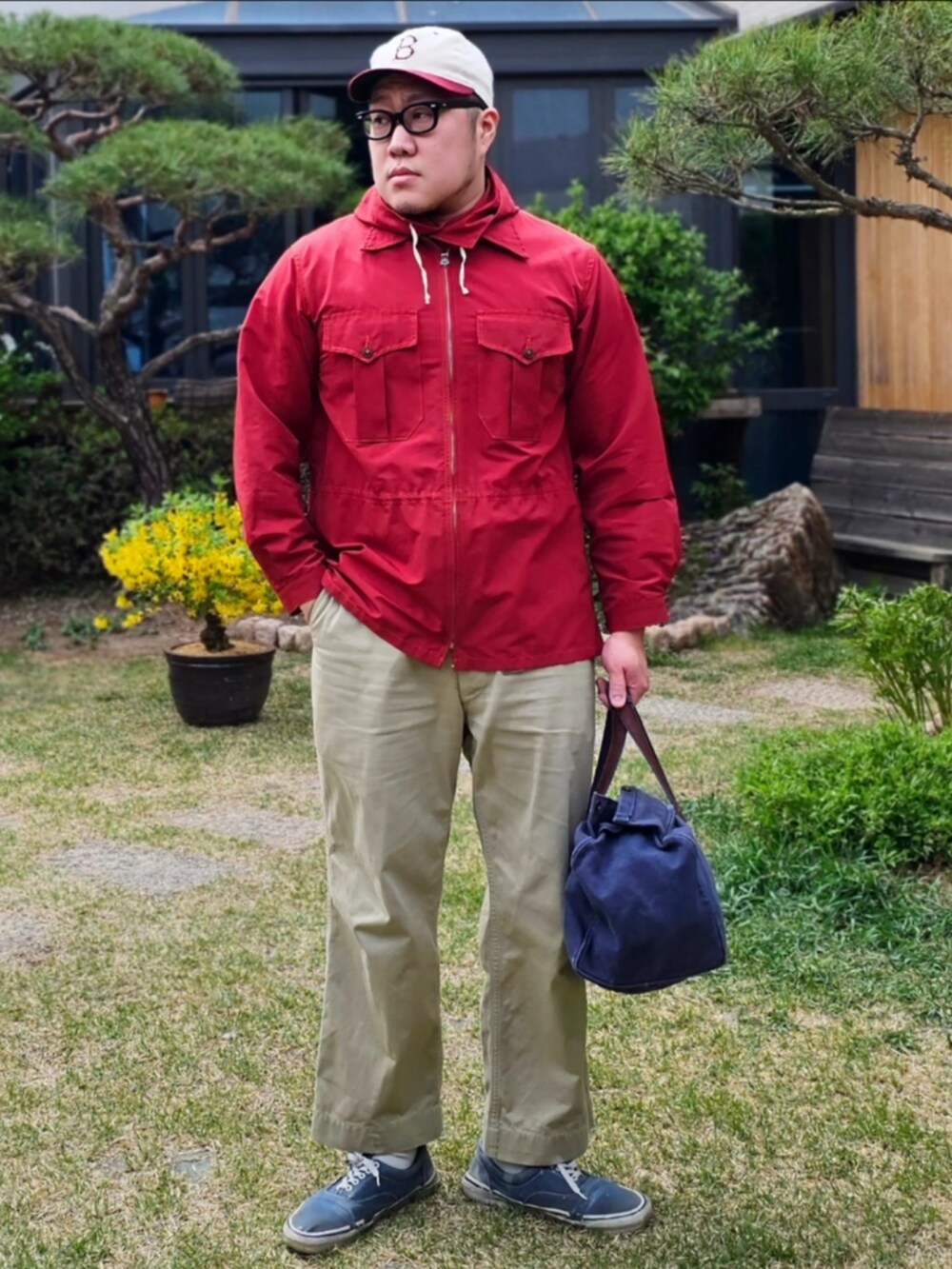 「At last&co、butcherproducts、アットラスト、timewornclothing、amerivintage、VANS」｜「At Last&Coのアイテム（トップス、その他）」を使った、Herringさん（メンズ・178cm）の春コーディネートの3枚目の写真