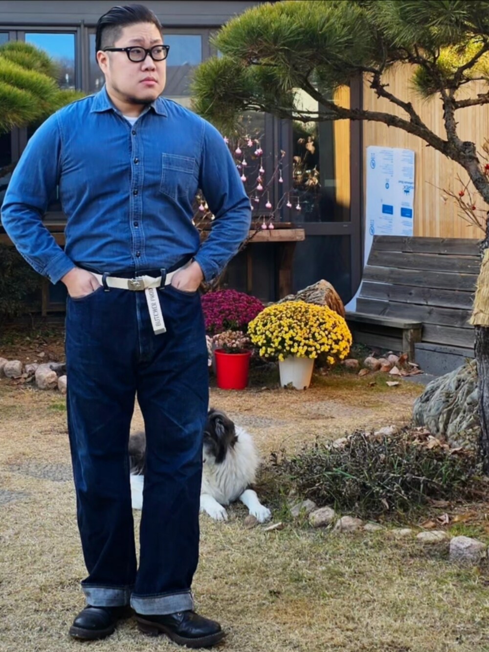 「TENDERLOIN、At last&co、butcherproducts、timewornclothing」｜「TENDERLOINのアイテム（ジャケット/アウター、ブラウン系）」を使った、Herringさん（メンズ・178cm）の冬コーディネートの5枚目の写真