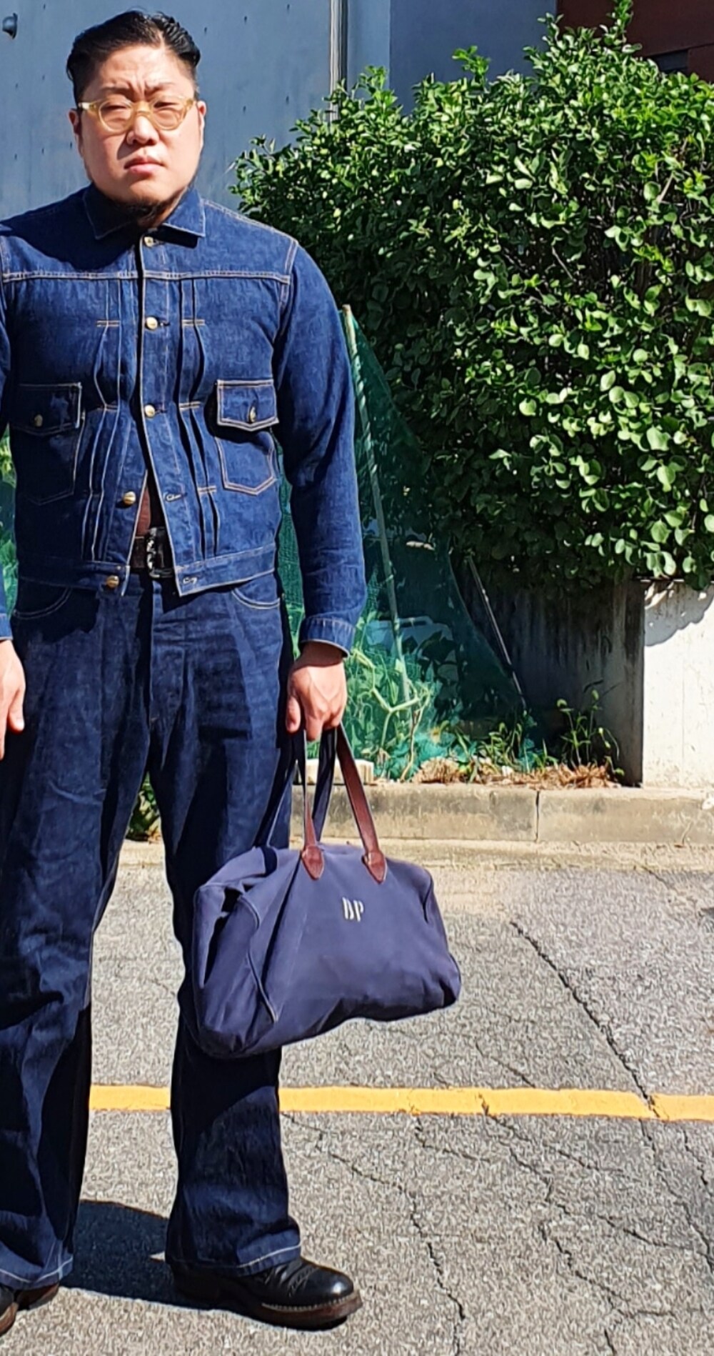 「At last&co、butcherproducts、timewornclothing、アットラスト」｜「At Last&Coのアイテム（トップス、その他）」を使った、Herringさん（メンズ・178cm）の秋コーディネートの3枚目の写真