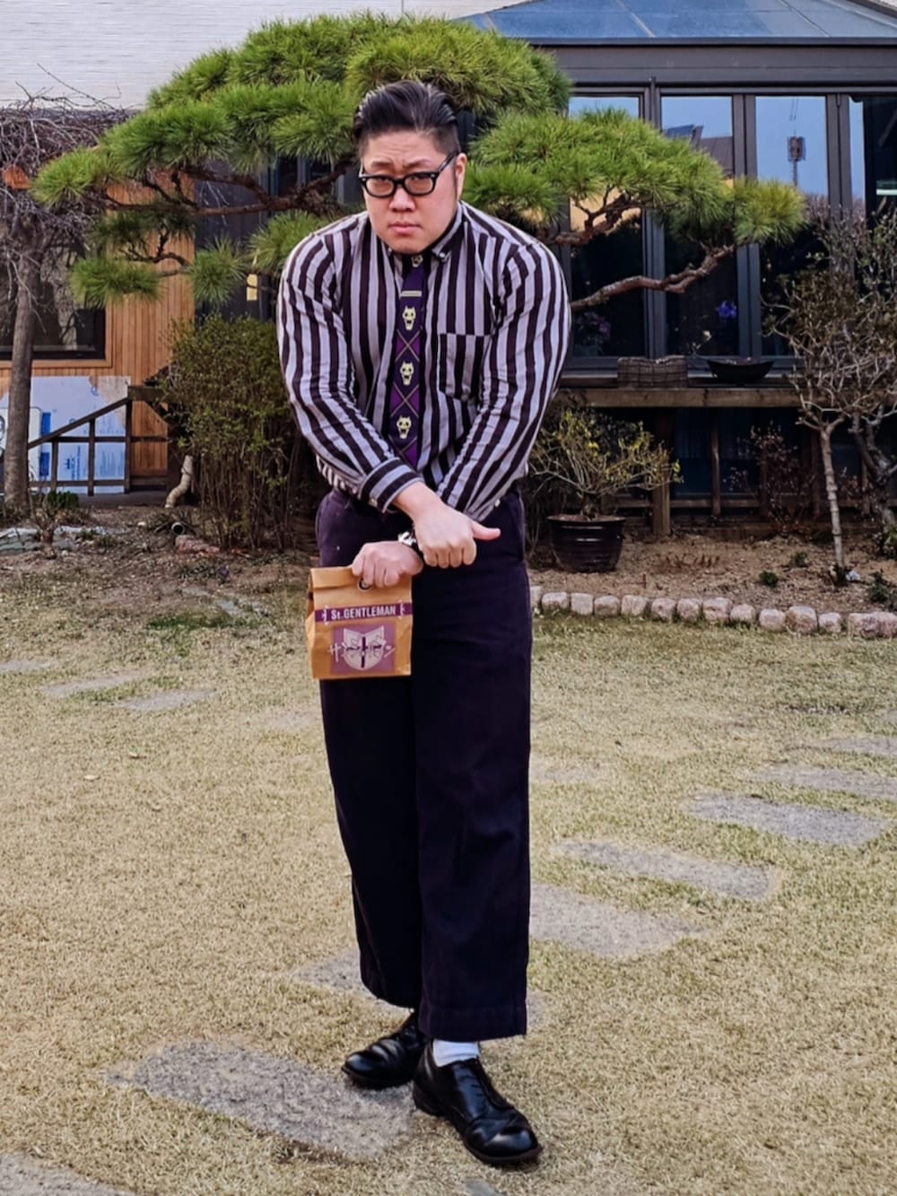 「ultra violence、At last&co、butcherproducts、JOJO」｜「At Last&Coのアイテム（トップス、その他）」を使った、Herringさん（メンズ・178cm）の春コーディネートの5枚目の写真