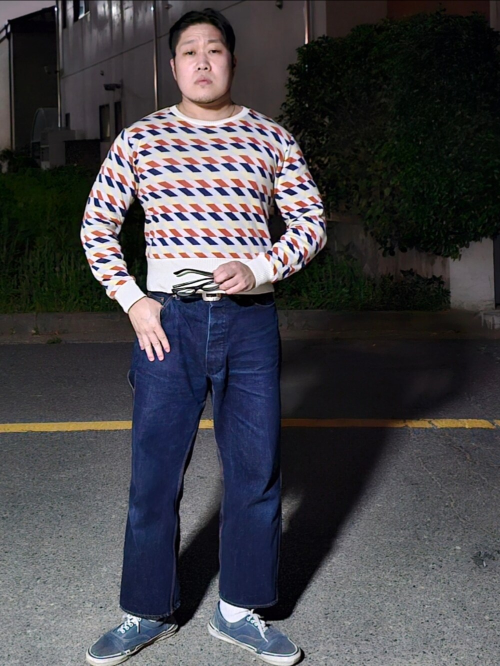 「At last&co、butcherproducts、timewornclothing」｜「At Last&Coのアイテム（ニット/セーター、その他）」を使った、Herringさん（メンズ・178cm）の春コーディネートの4枚目の写真